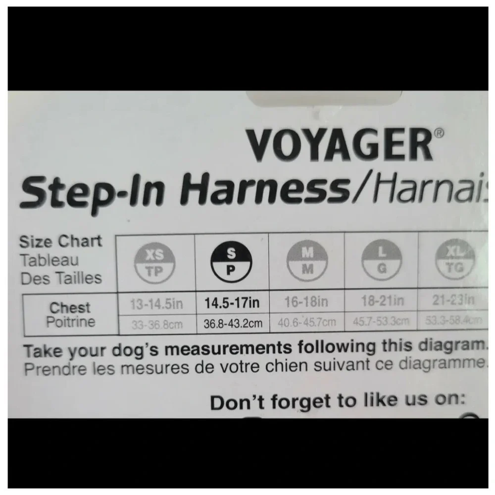 Voyager Step In Harness Size S pink